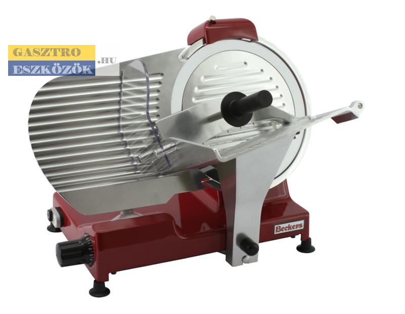 Beckers BKL-300R professzionális szeletelőgép piros